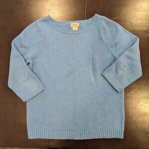 L.L. Bean Cotton Knit Sweater Size Medium - Regular